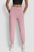 FEATHER YARN JOGGER WITH POCKETS AND TONAL LOGO