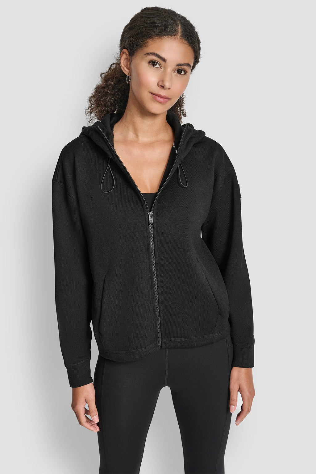 FULL ZIP HOODIE WITH BUNGEES