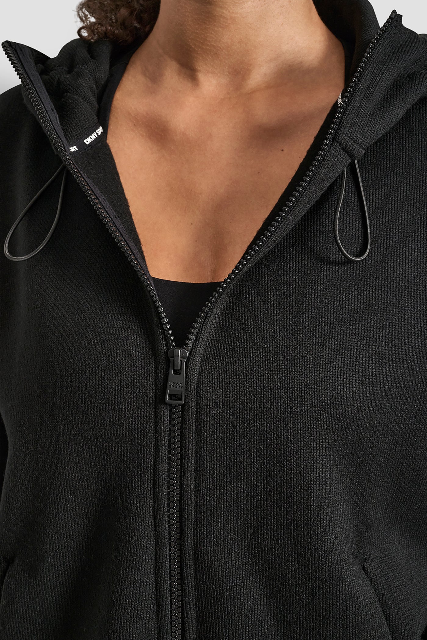 FULL ZIP HOODIE WITH BUNGEES
