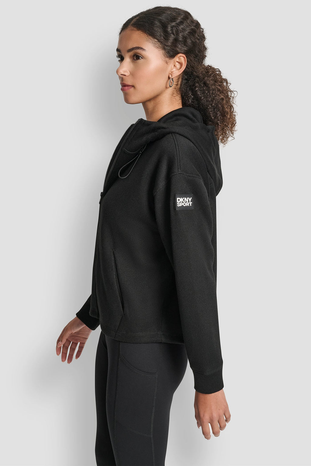 FULL ZIP HOODIE WITH BUNGEES