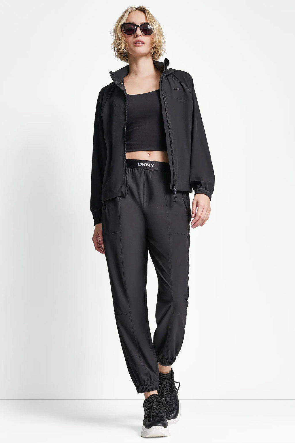 LOGO HOODED SHORT JACKET