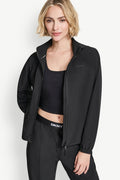 LOGO HOODED SHORT JACKET