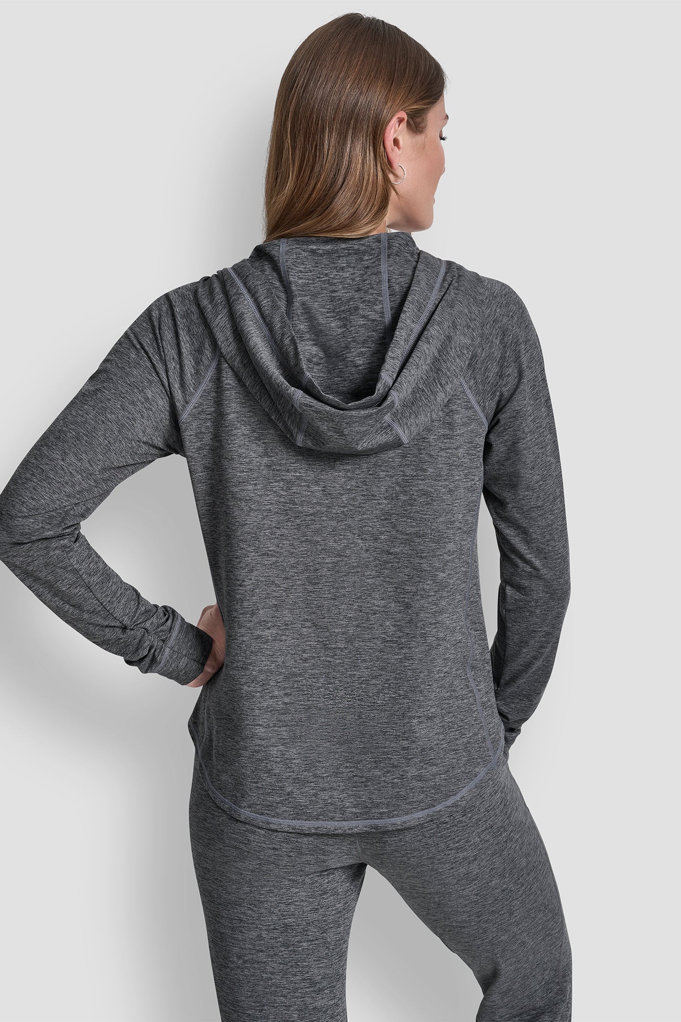 SPACEDYE FULL ZIP HOODIE