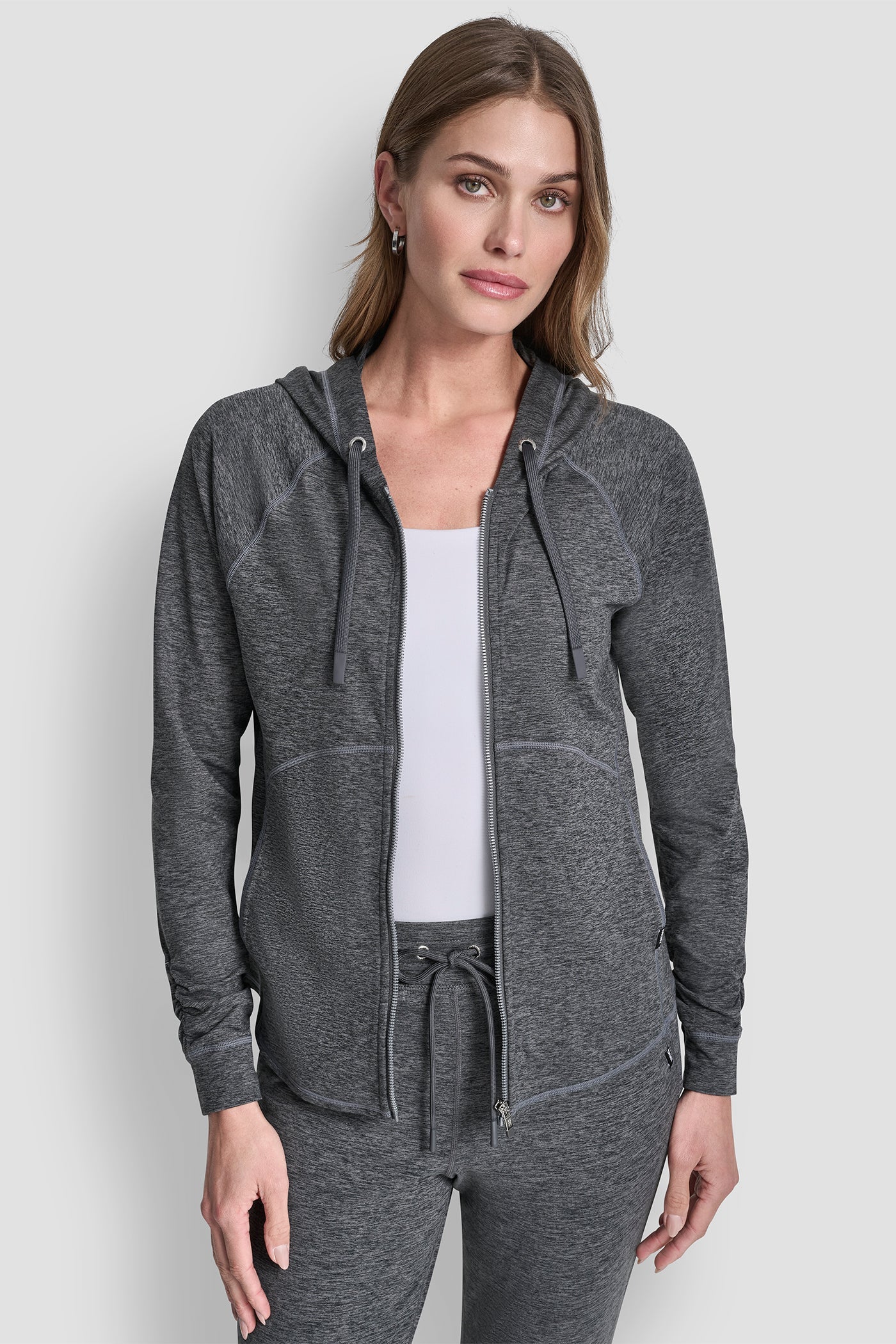SPACEDYE FULL ZIP HOODIE