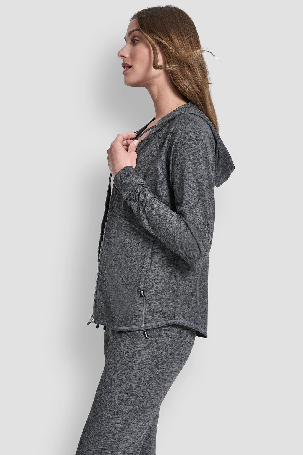 SPACEDYE FULL ZIP HOODIE