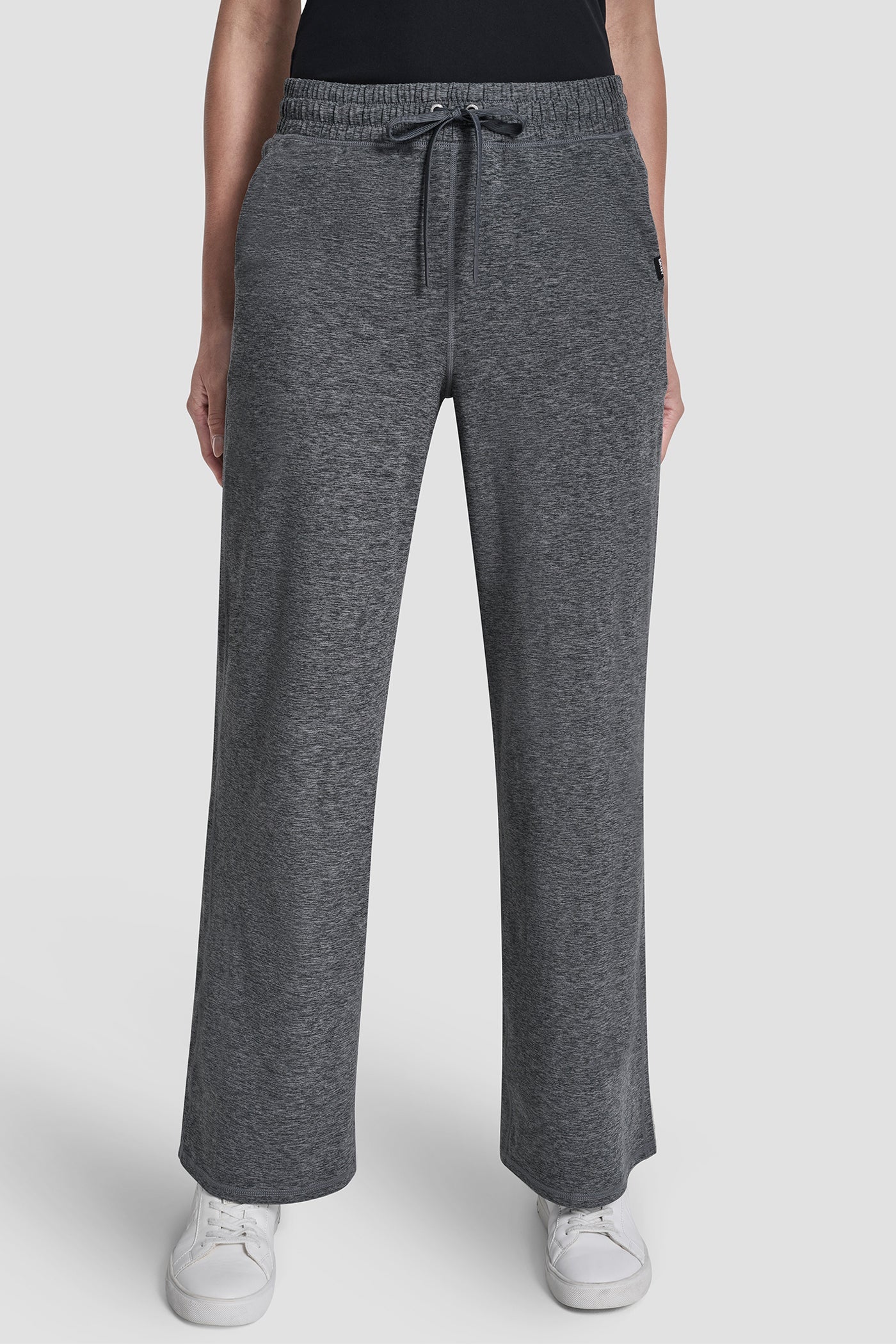 MID-RISE SPACEDYE WIDE LEG PANT
