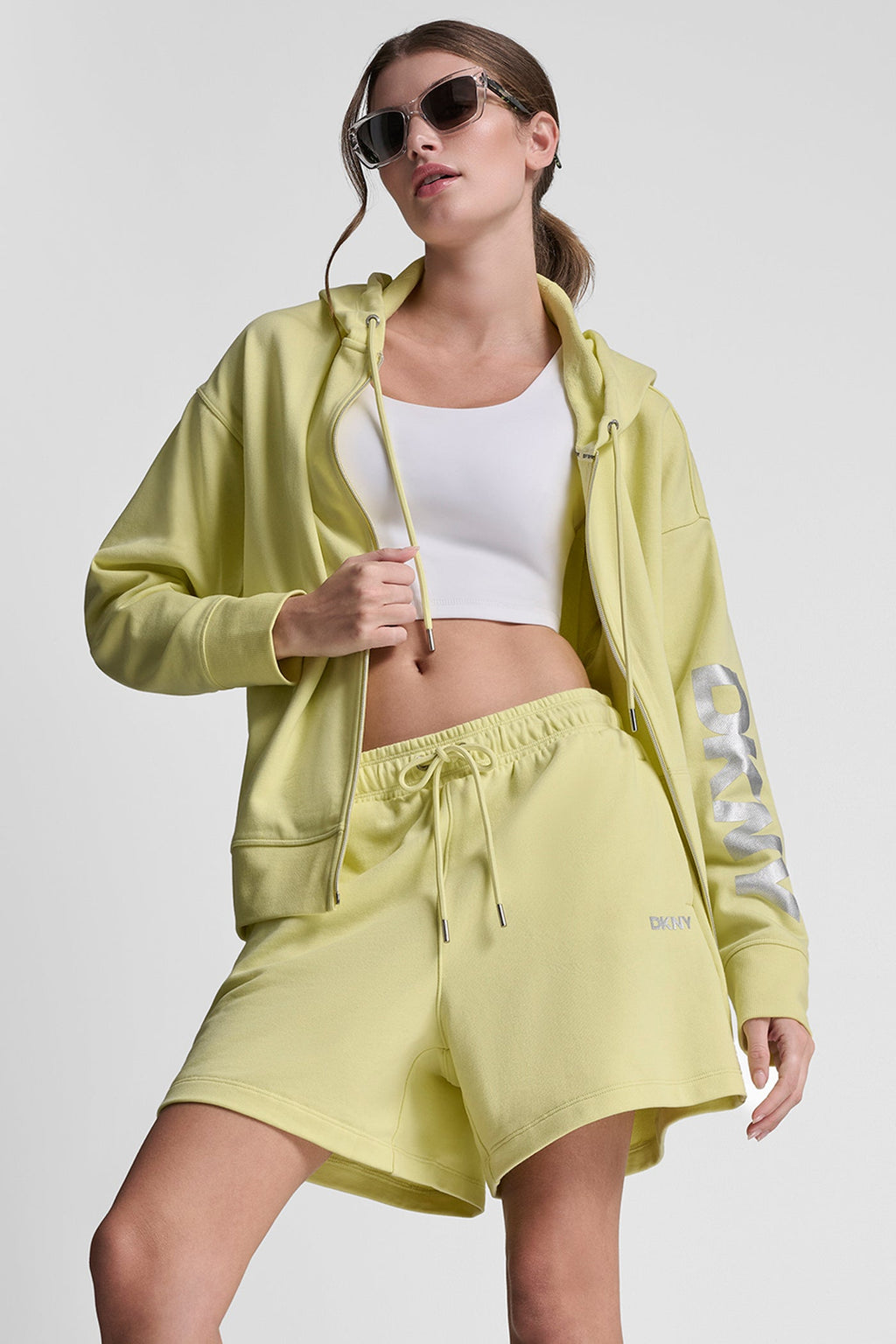 FOIL LOGO FULL-ZIP HOODIE
