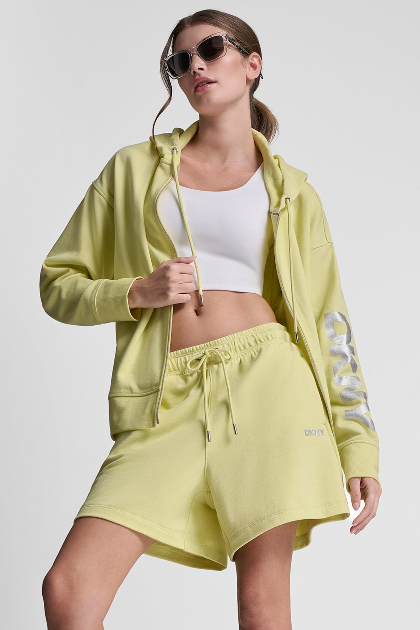 FOIL LOGO FULL-ZIP HOODIE