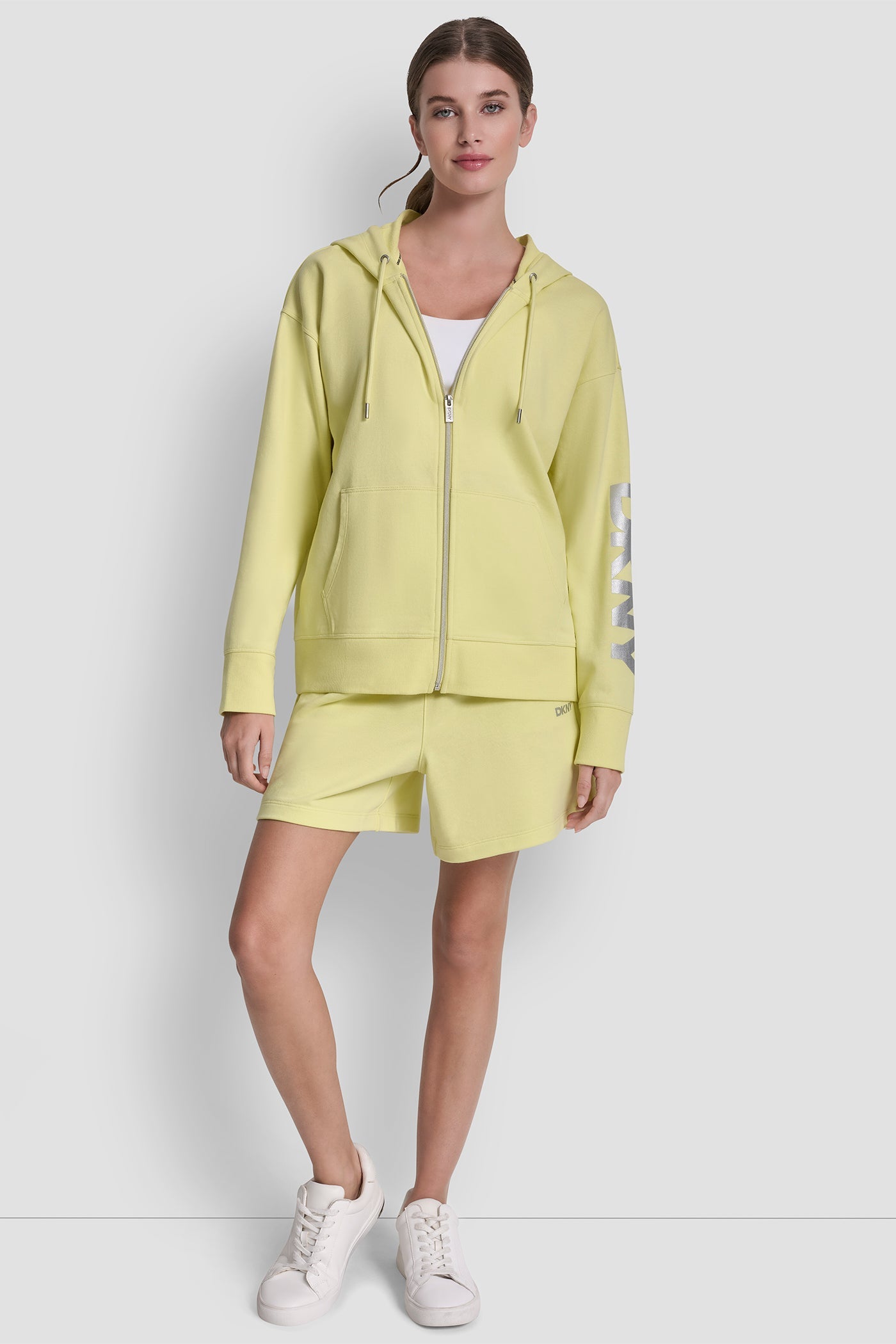 FOIL LOGO FULL-ZIP HOODIE