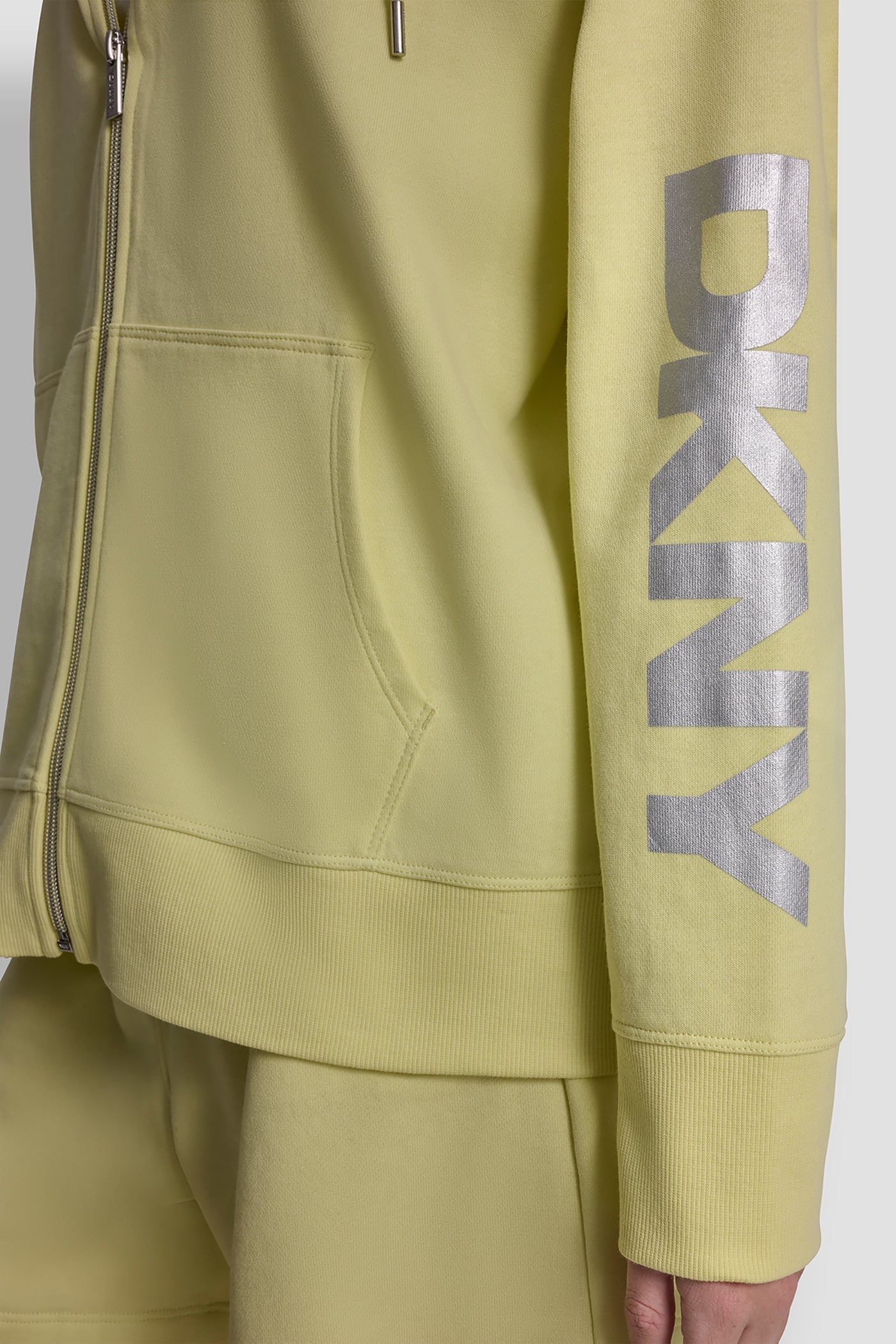 FOIL LOGO FULL-ZIP HOODIE