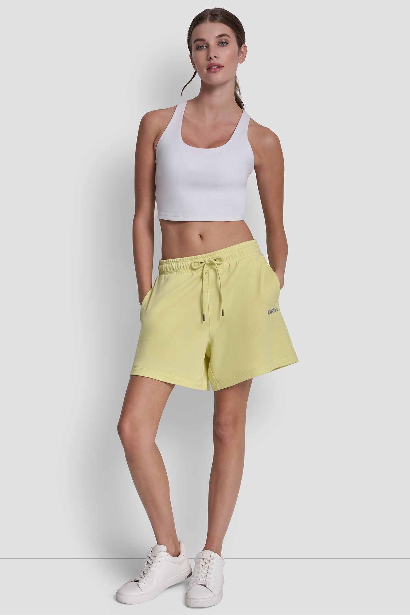 HIGH-RISE LOGO SWEAT SHORTS