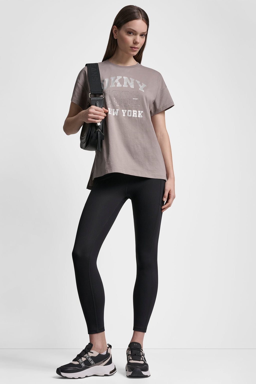 DKNY 1989 LOGO RHINESTUD TEE