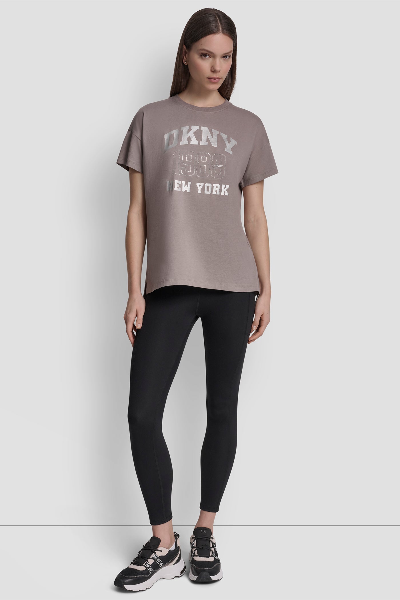 DKNY 1989 LOGO RHINESTUD TEE