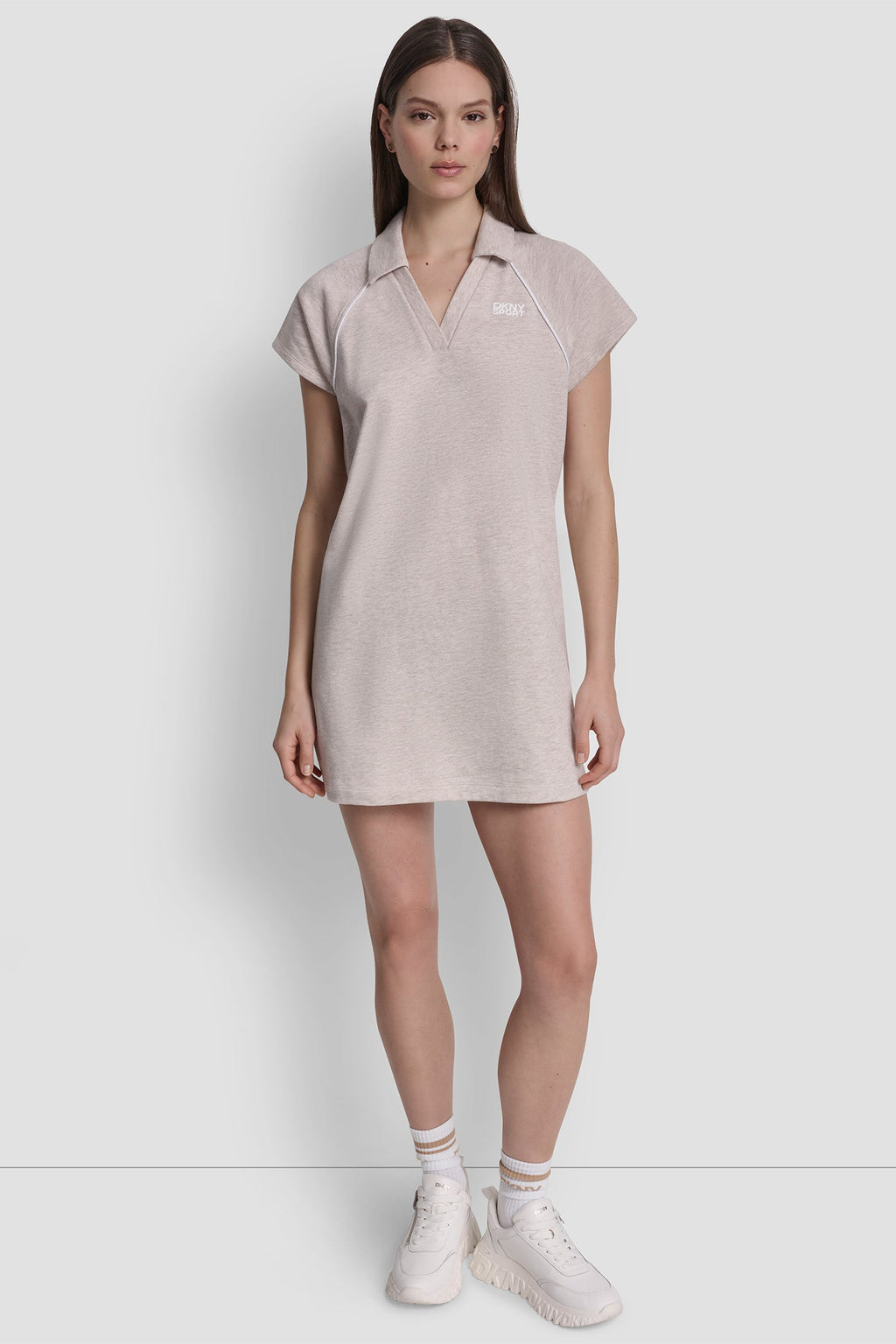 SHORT SLEEVE LOGO MINI POLO DRESS