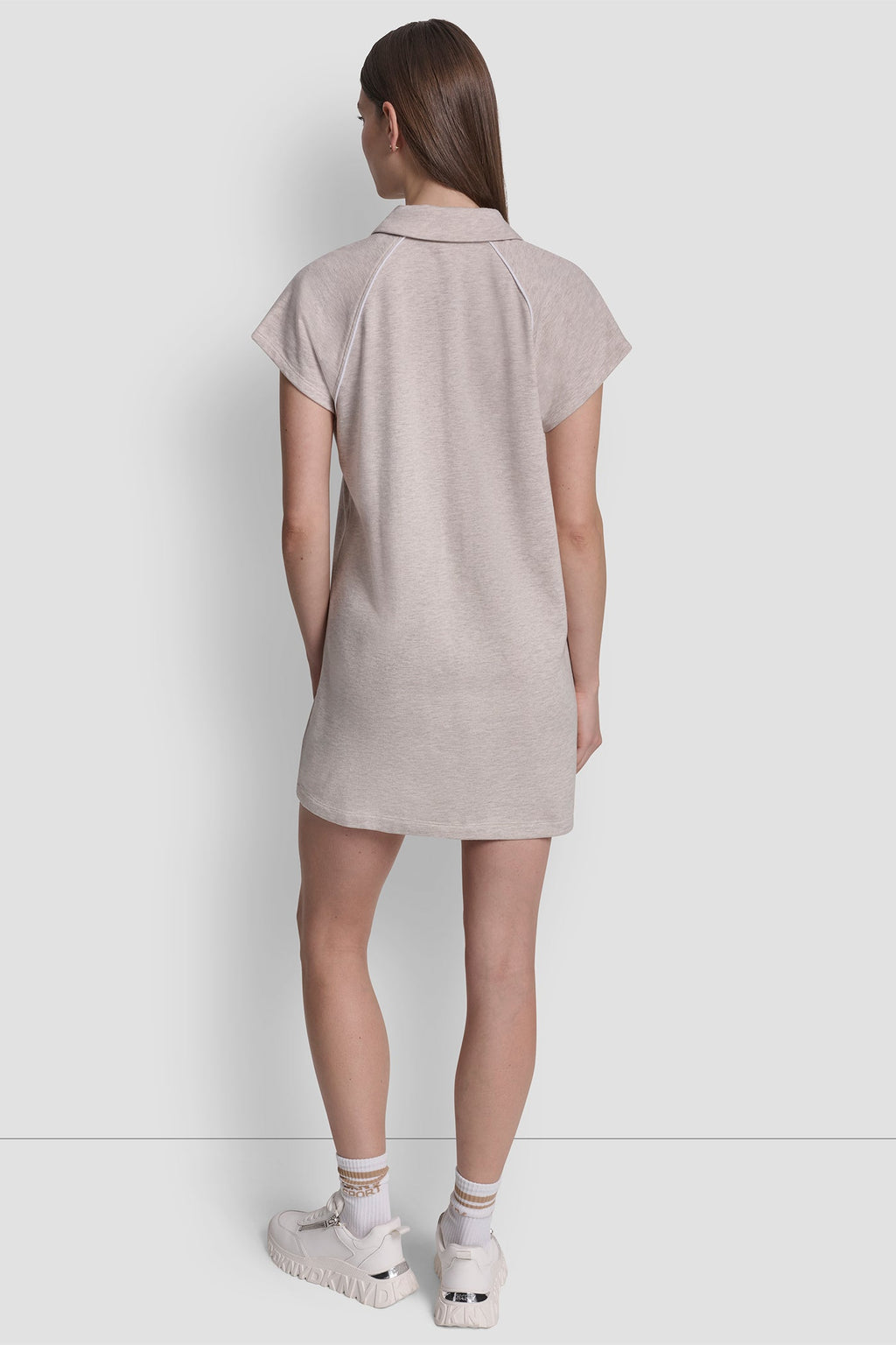 SHORT SLEEVE LOGO MINI POLO DRESS