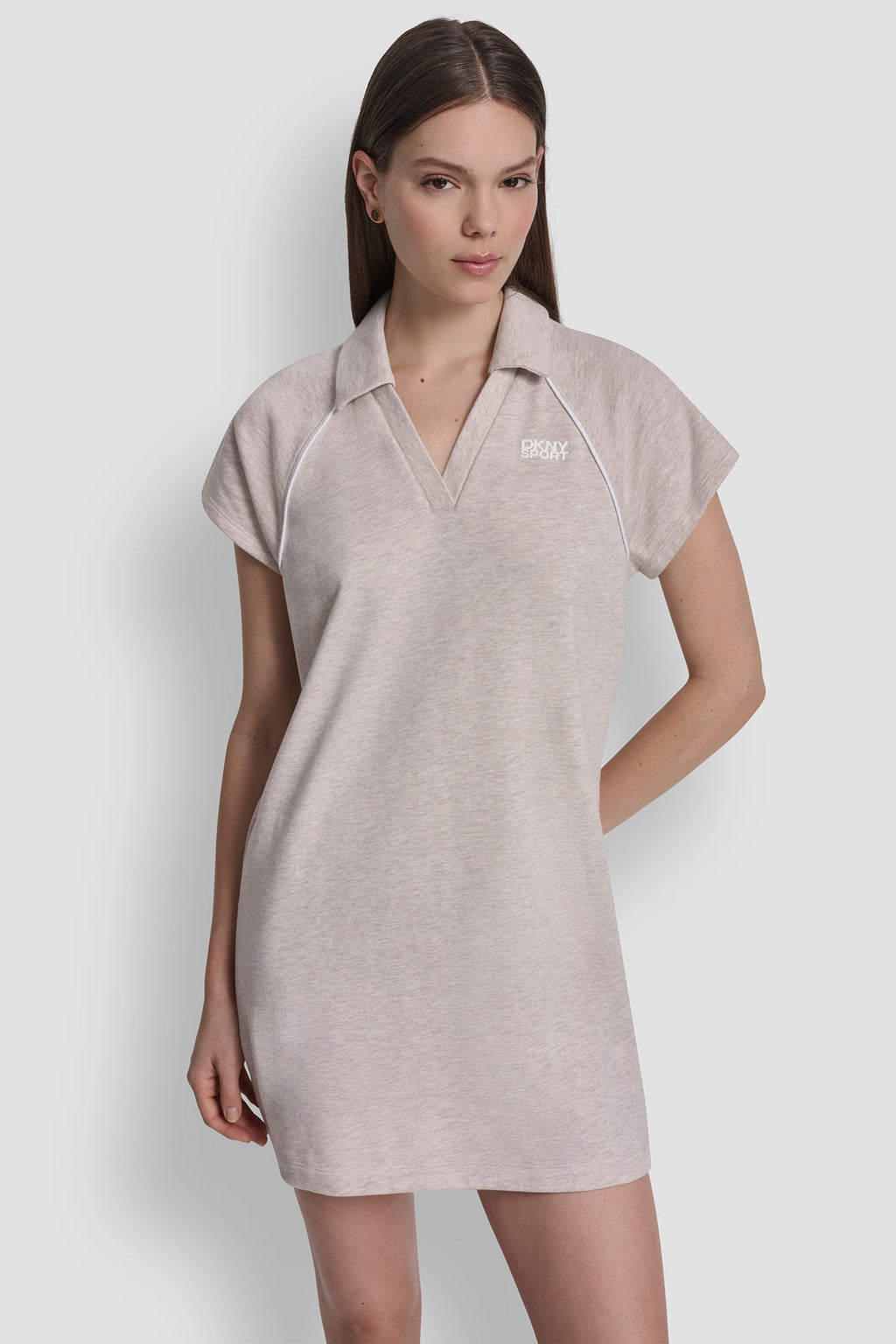 SHORT SLEEVE LOGO MINI POLO DRESS