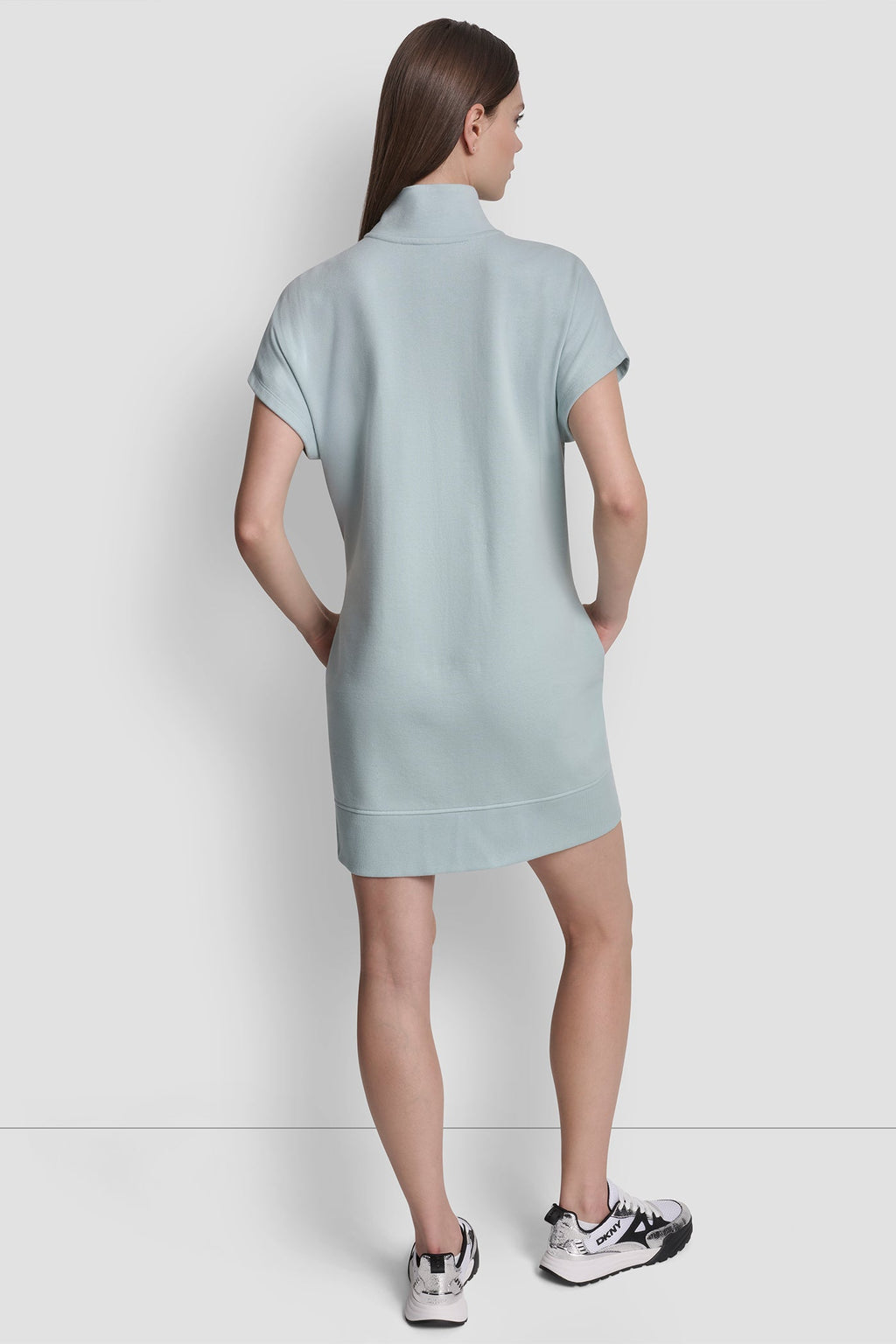 METALLIC BUBBLE LOGO SNEAKER DRESS