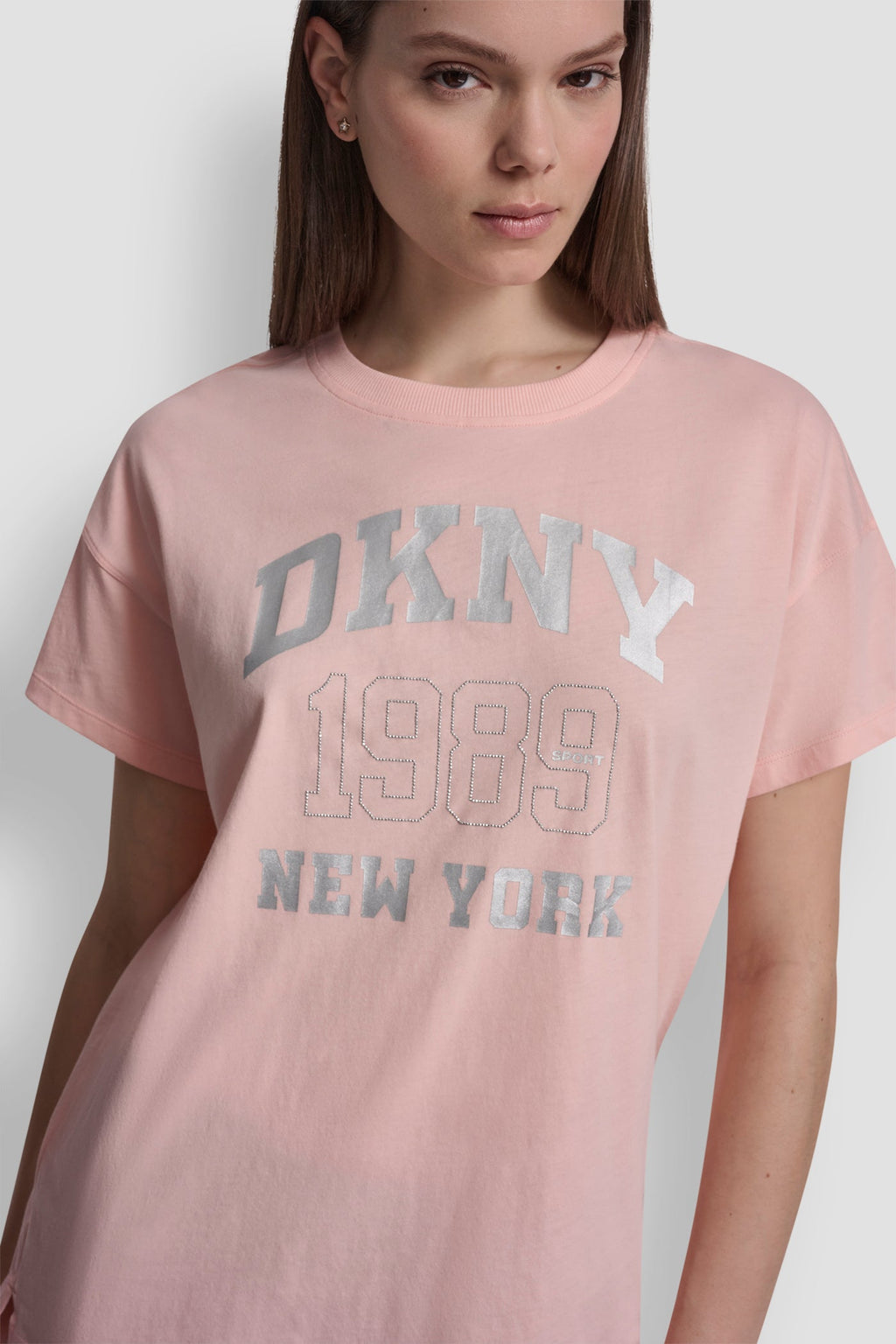 DKNY 1989 LOGO RHINESTUD TEE