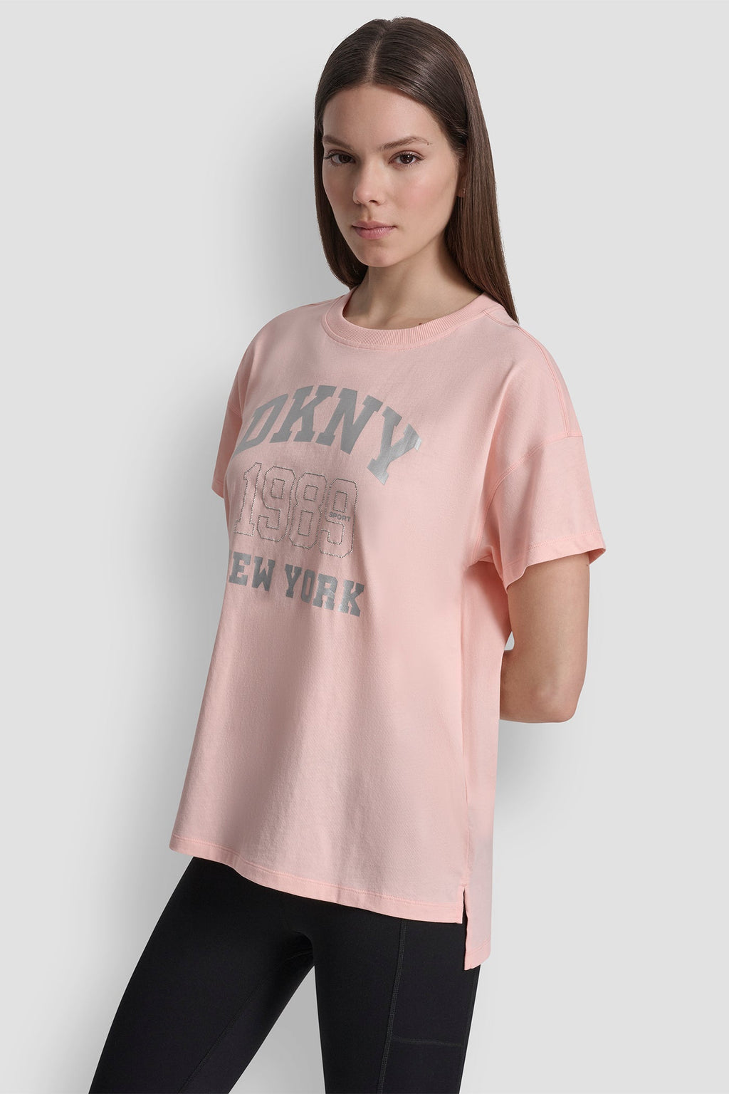 DKNY 1989 LOGO RHINESTUD TEE