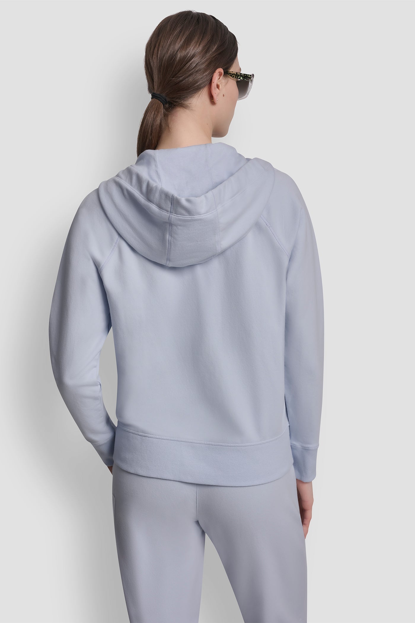 TWO-TONE LOGO DRAWSTRING HOODIE