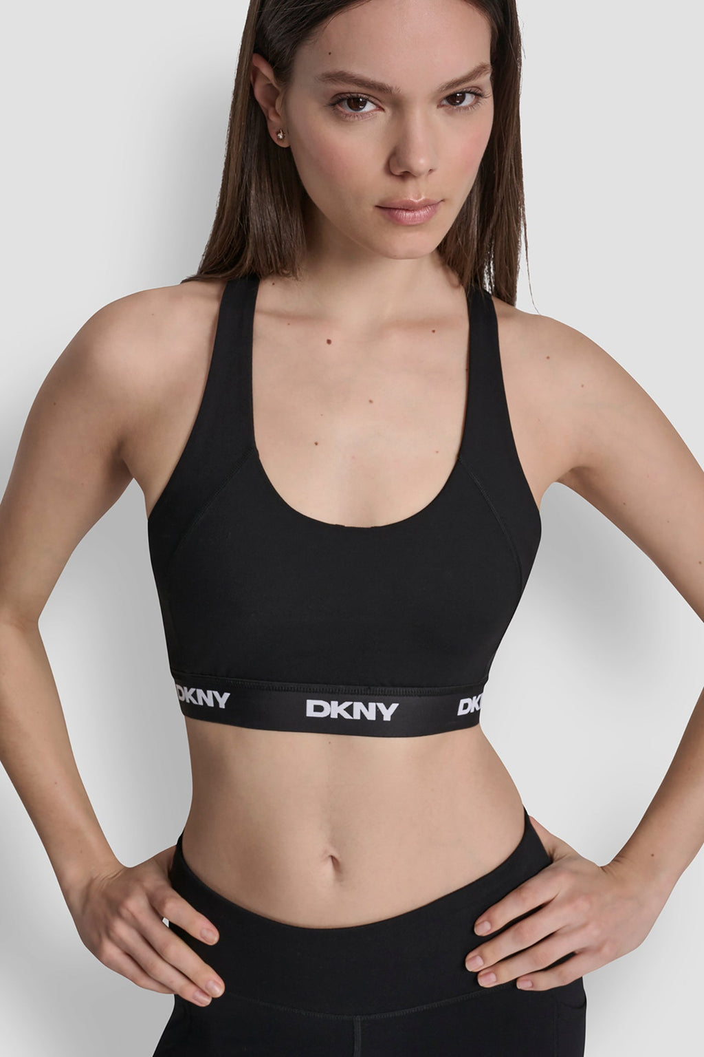 LOGO RACERBACK SPORTS BRA