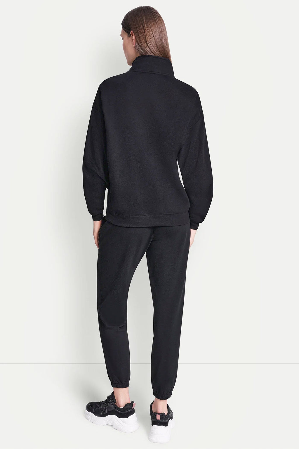 LOGO QUARTER-ZIP SWEATSHIRT