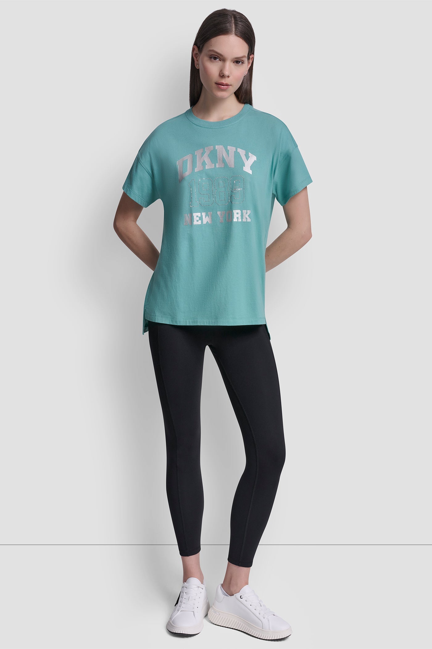 DKNY 1989 LOGO RHINESTUD TEE
