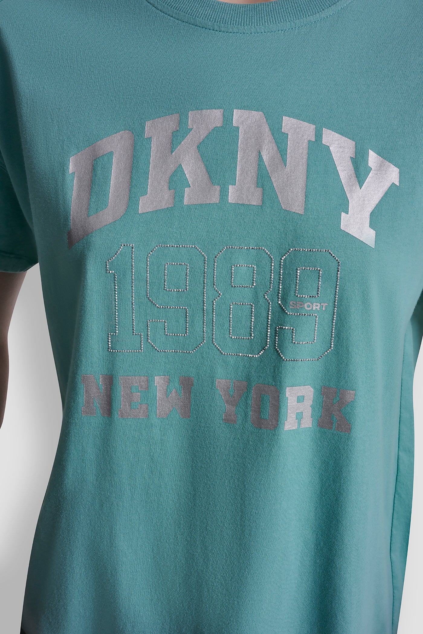 DKNY 1989 LOGO RHINESTUD TEE