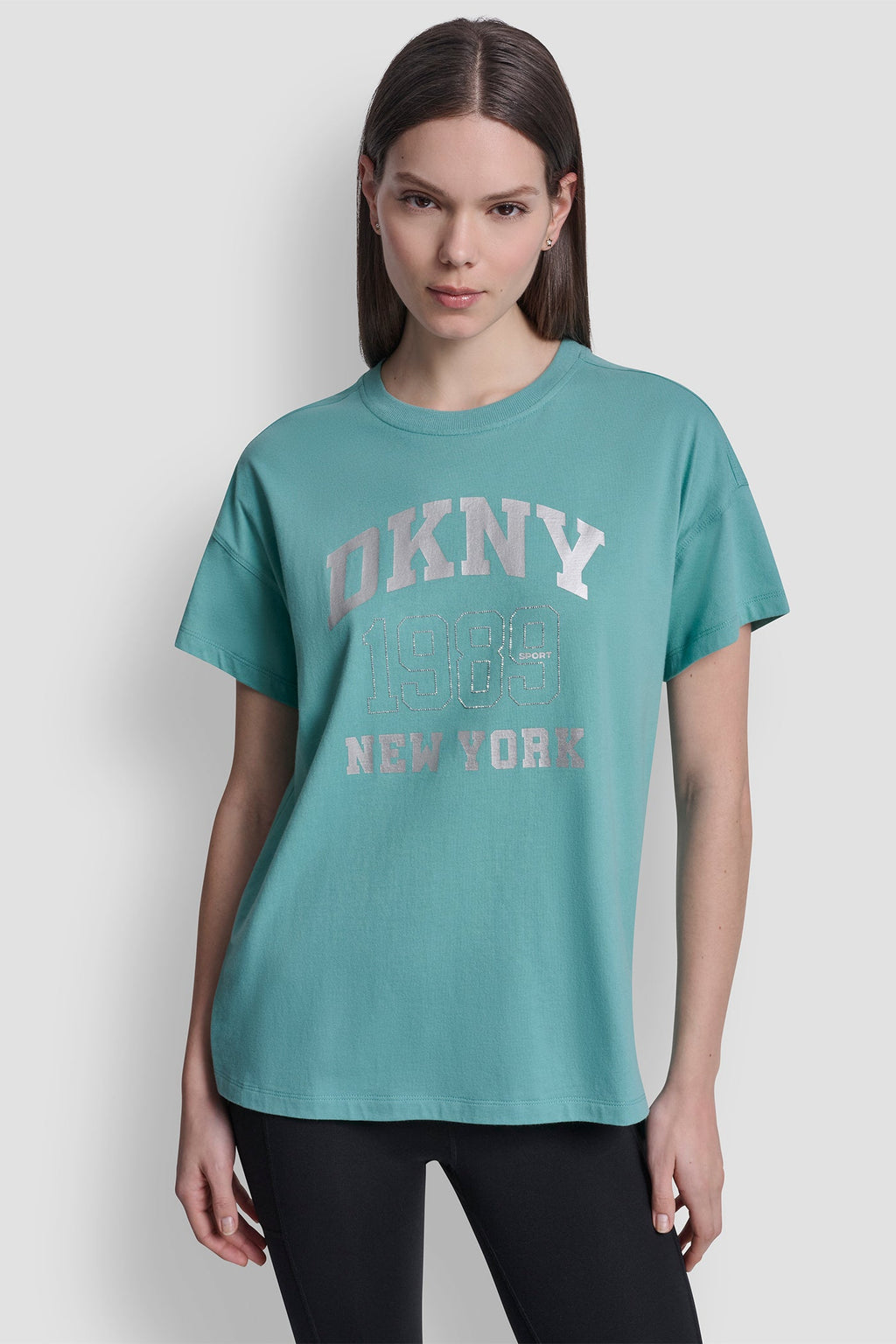 DKNY 1989 LOGO RHINESTUD TEE