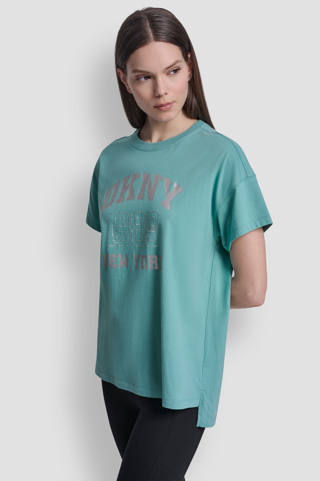 DKNY 1989 LOGO RHINESTUD TEE