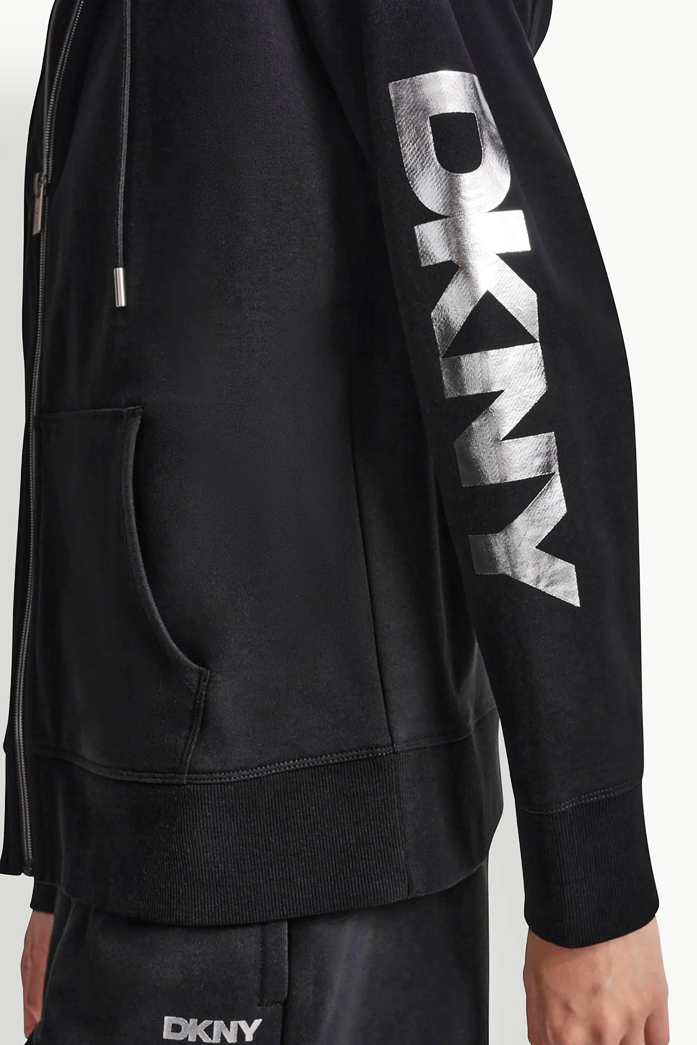 FOIL LOGO FULL-ZIP HOODIE