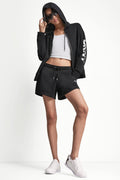 HIGH-RISE LOGO SWEAT SHORTS