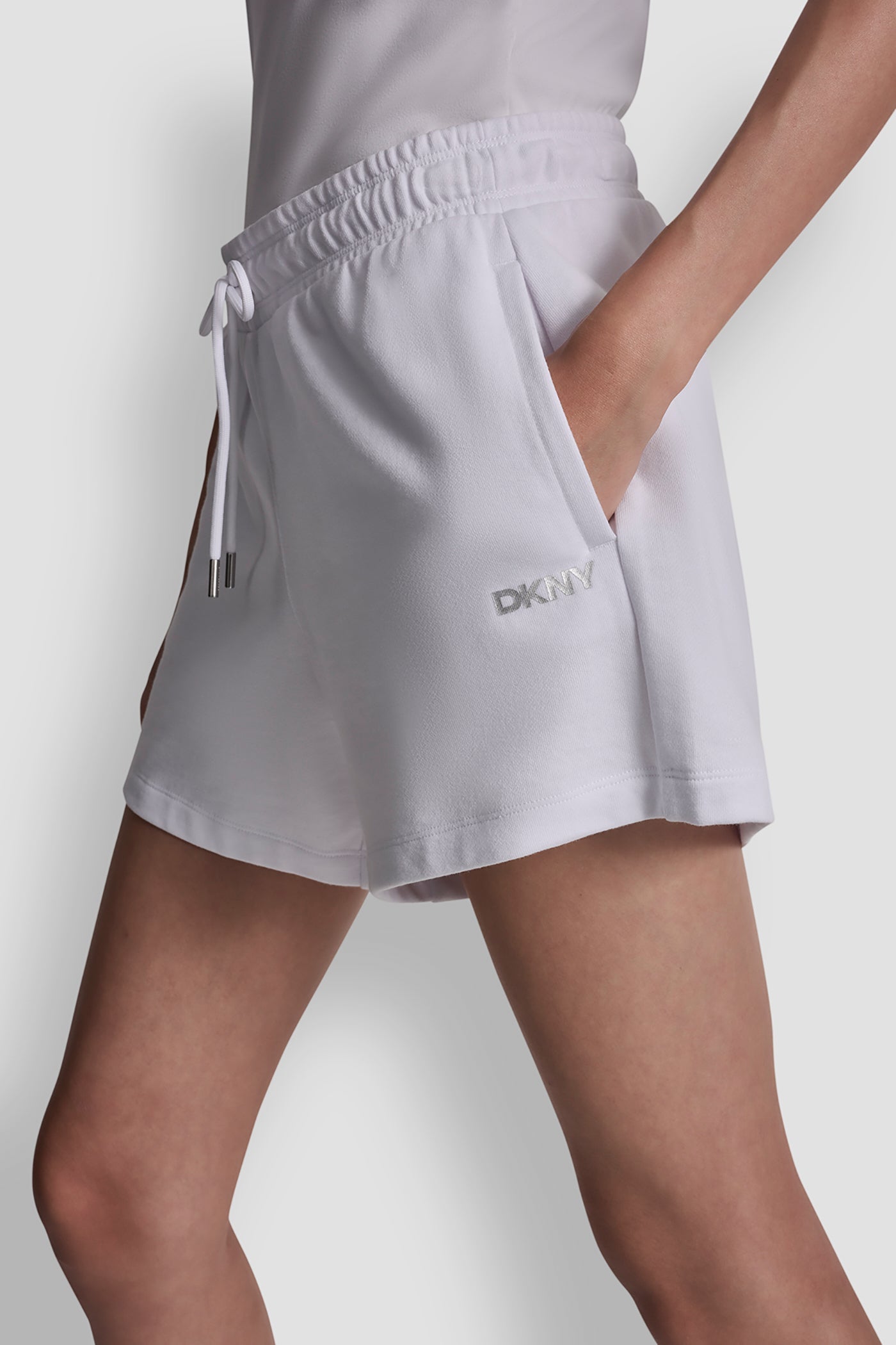 HIGH-RISE LOGO SWEAT SHORTS