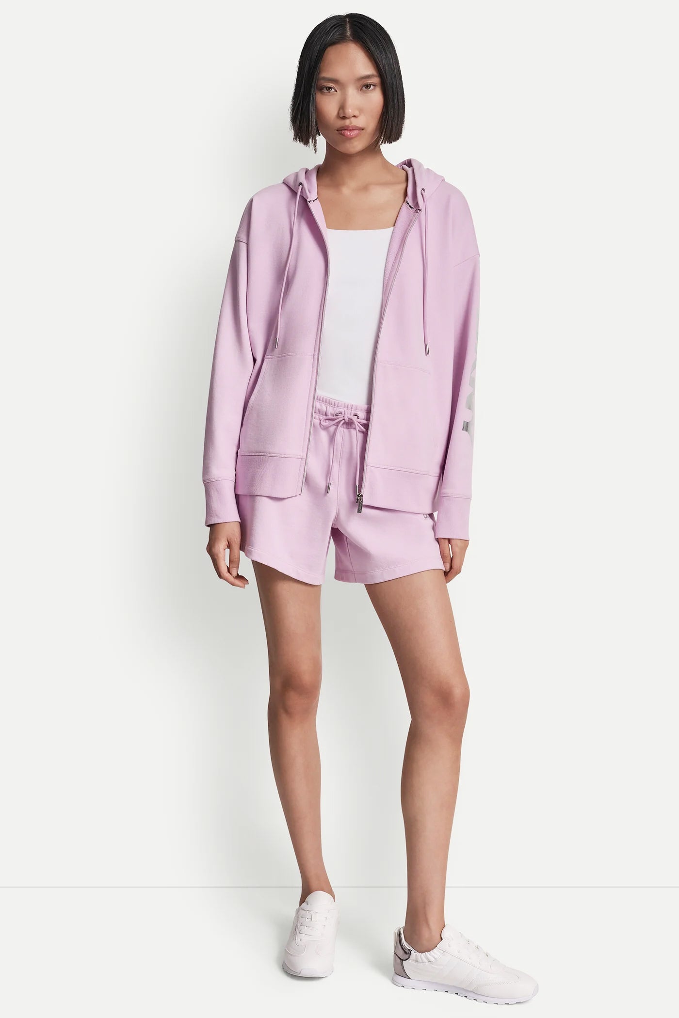 FOIL LOGO FULL-ZIP HOODIE