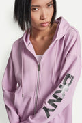 FOIL LOGO FULL-ZIP HOODIE