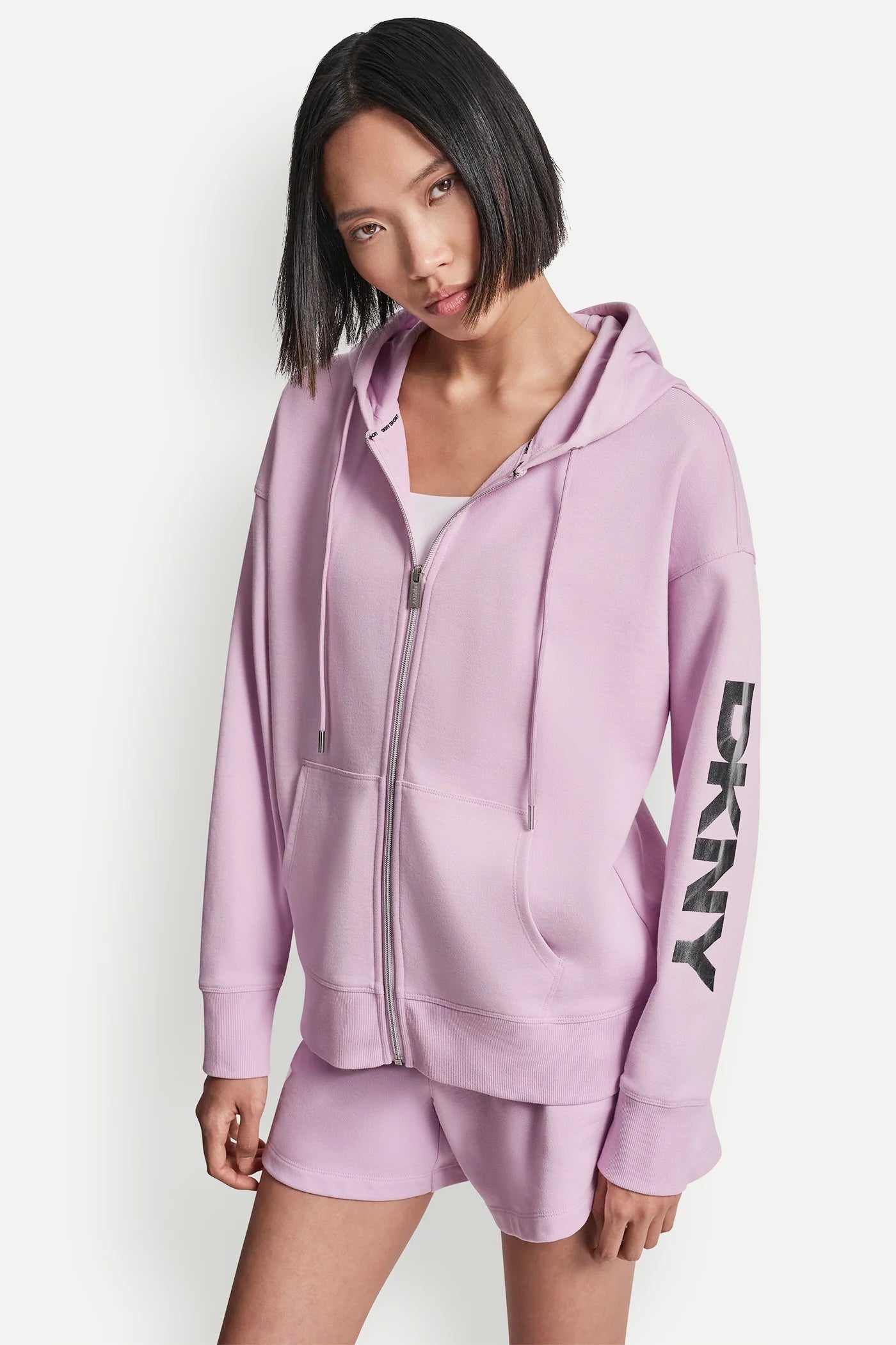 FOIL LOGO FULL-ZIP HOODIE