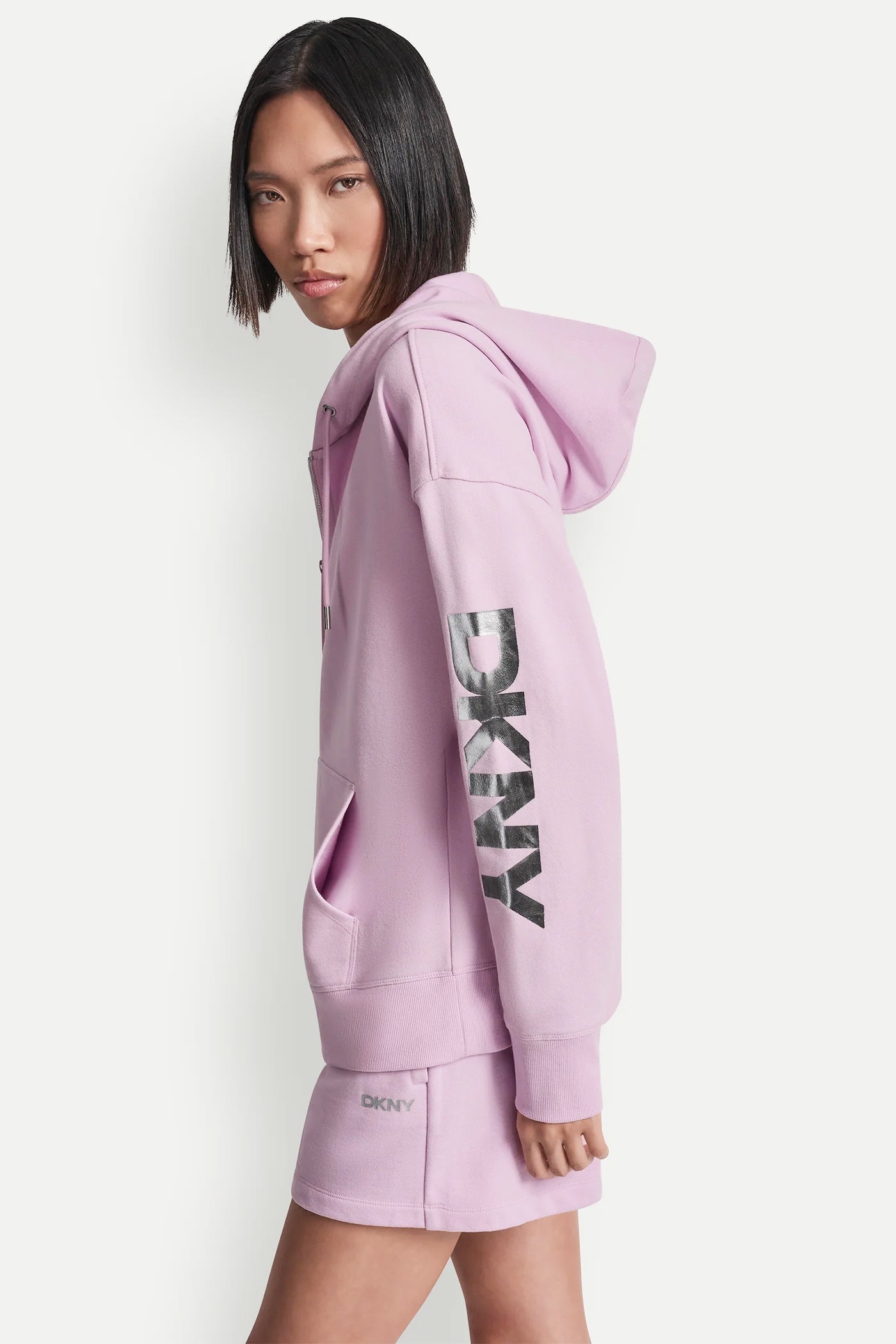 FOIL LOGO FULL-ZIP HOODIE
