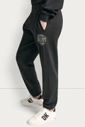 COLLEGIATE MEDALLION HIGH-RISE LOGO RELAXED JOGGER