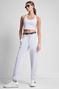 HIGH-RISE LOGO WAIST SLIM JOGGER
