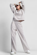HIGH-RISE PIPED TRACK PANTS