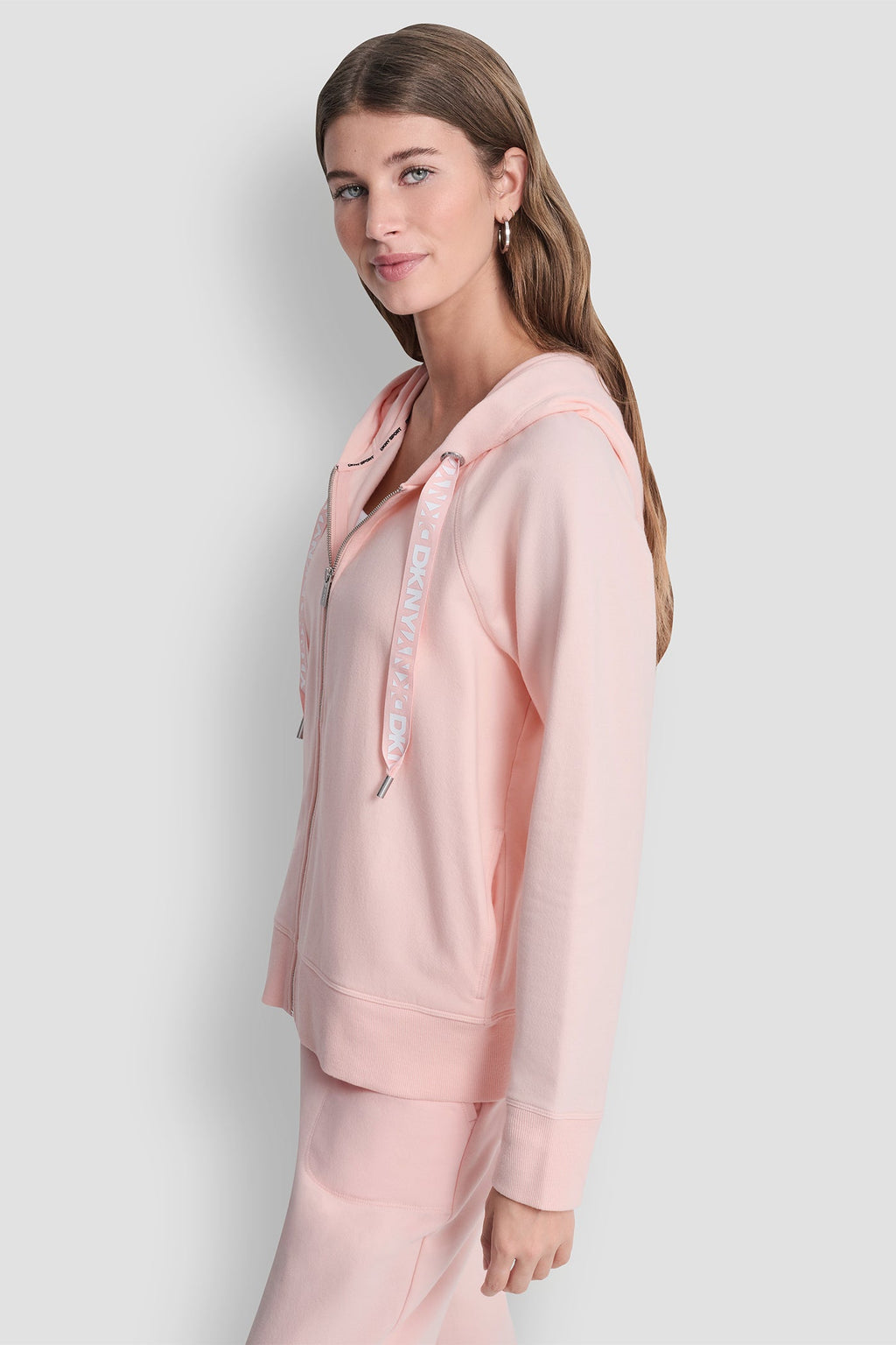 TWO-TONE LOGO DRAWSTRING HOODIE