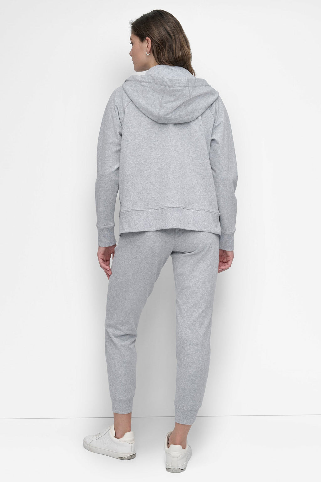 TWO-TONE LOGO DRAWSTRING HOODIE