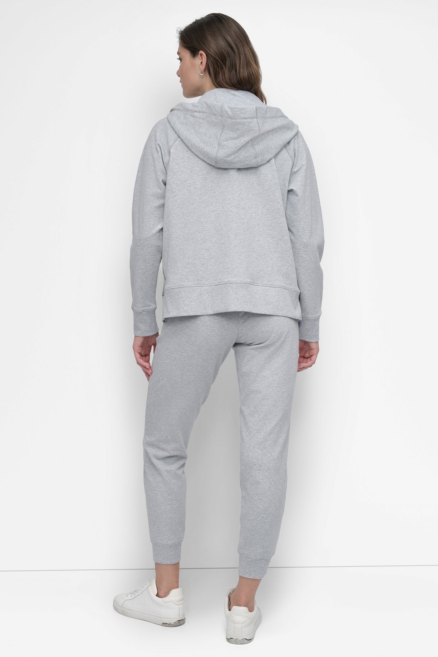 TWO-TONE LOGO DRAWSTRING HOODIE
