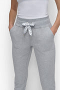HIGH-RISE LOGO DRAWSTRING SKINNY JOGGER