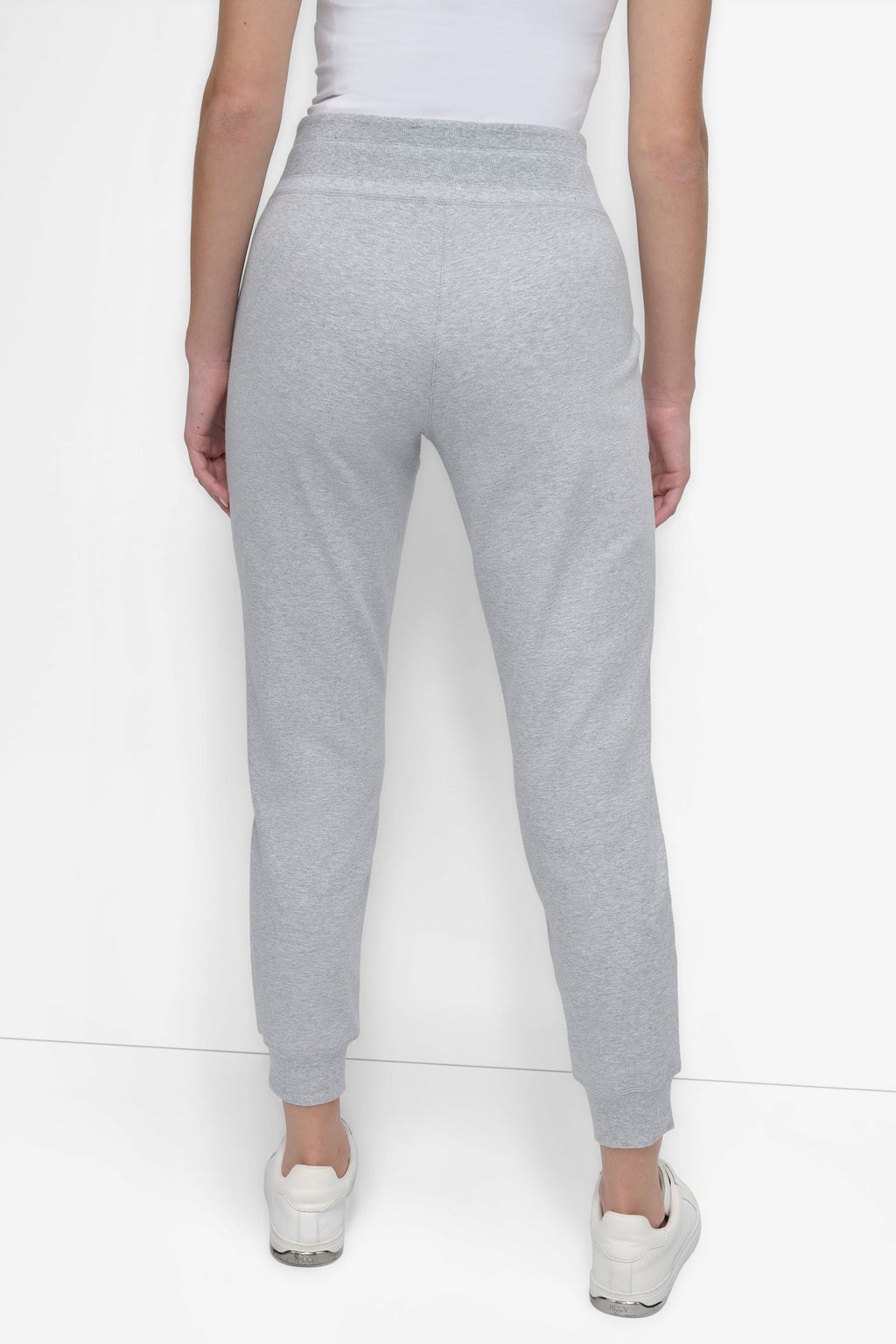 HIGH-RISE LOGO DRAWSTRING SKINNY JOGGER