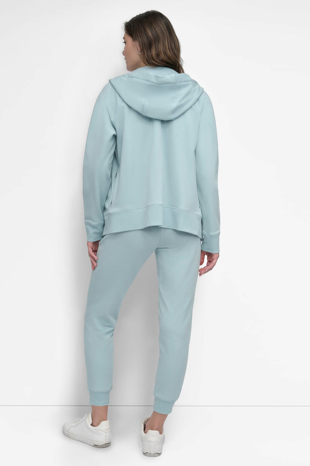TWO-TONE LOGO DRAWSTRING HOODIE