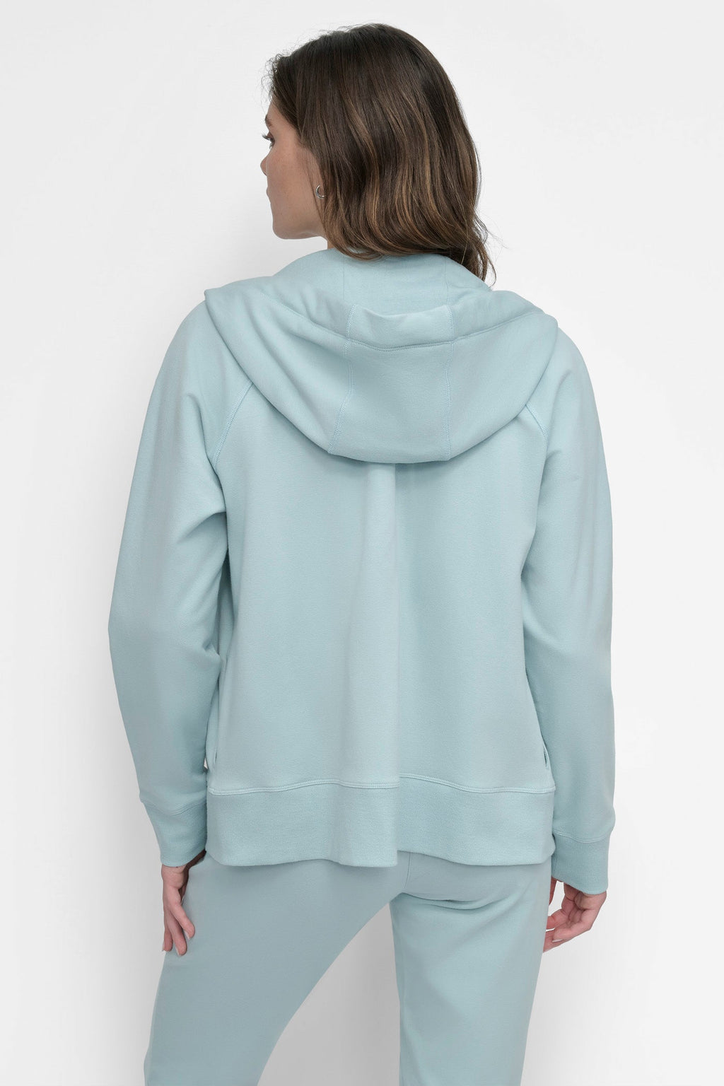 TWO-TONE LOGO DRAWSTRING HOODIE