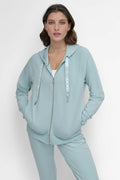 TWO-TONE LOGO DRAWSTRING HOODIE