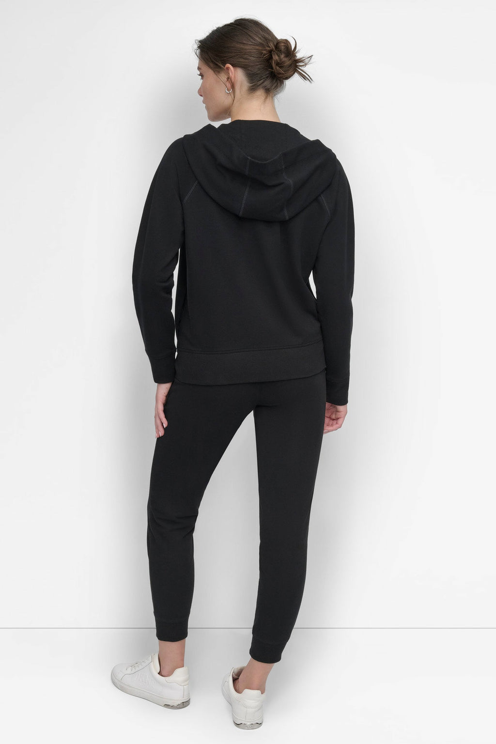 TWO-TONE LOGO DRAWSTRING HOODIE