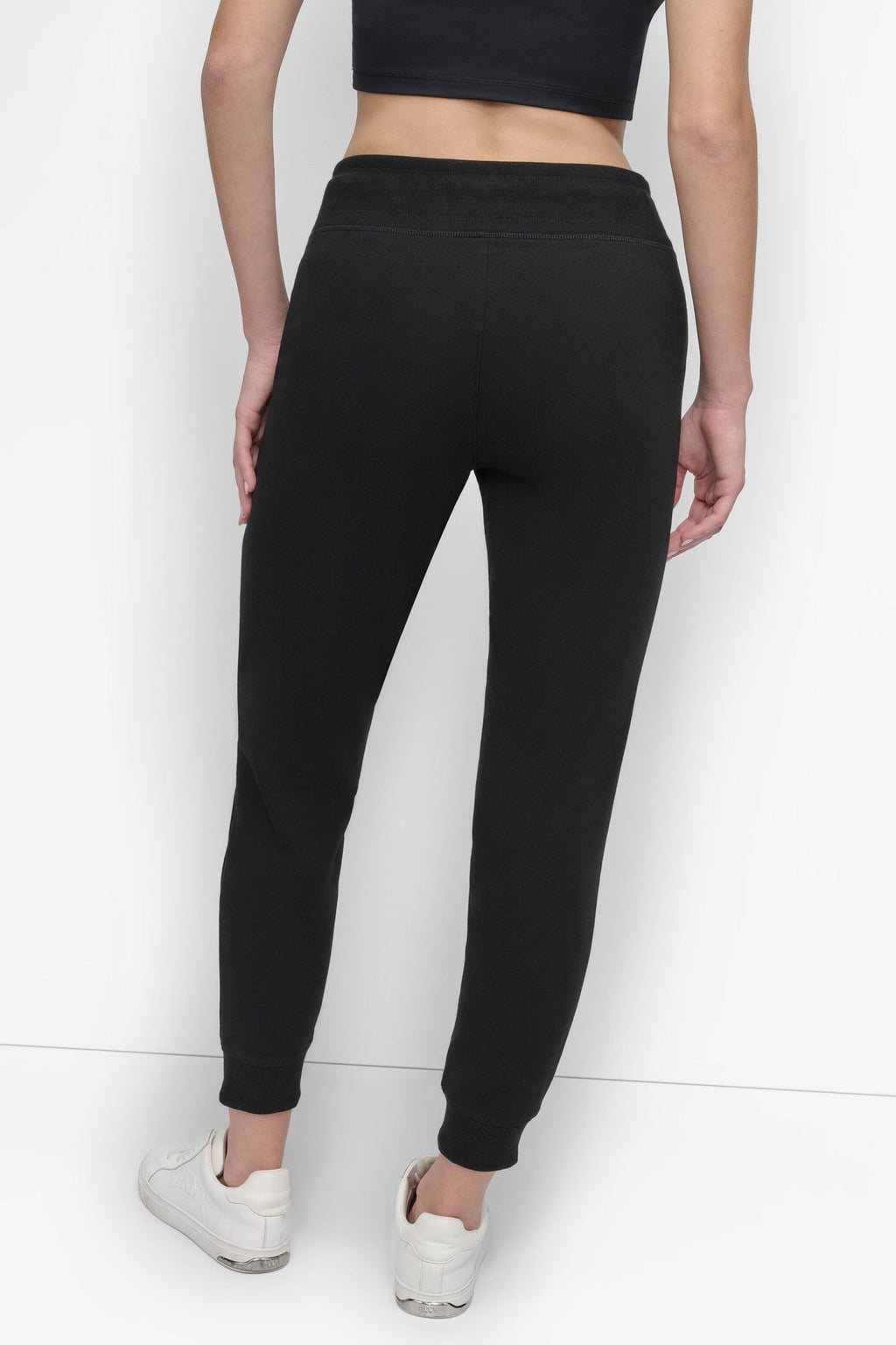 HIGH-RISE LOGO DRAWSTRING SKINNY JOGGER